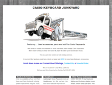 Tablet Screenshot of casiokeyboardjunkyard.com